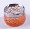 Wholesale Cellular-surface colored glass ashtray