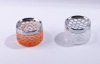 Glass round smoking ashtray