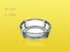 Wholesale kinds of nice high white material glass round ashtray / square glass ashtray (made in china)