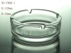 supply high white material round ashtray / square glass ashtray