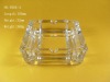 Wholesale supply glass ashtray / square glass ashtray (made in china)