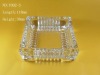 Wholesale high white material glass ashtray / square ashtray