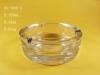 Wholesale high white material glass round ashtray / square glass ashtray (made in china)