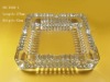 Wholesale kinds of high white material glass round ashtray / square glass ashtray
