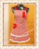 Wholesale 100% cotton printing leather aprons