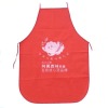 Wholesale Red advertising and reusable non woven cooking apron