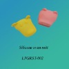 Wholesale Lovely animal head silicone oven glove