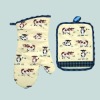 Wholesale oven mitt pot holder oven glove