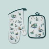 Wholesale 2pc kitchen set oven glove pot holder