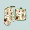 Wholesale 2pc kitchen set oven glove pot holder