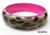 Wooden bangle, polish with printing