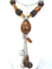 Wholesale Ceramics wooden beads necklace