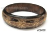 Wholesale Wooden bangle, carved colorful pattern