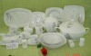 Wholesale platinum design porcelain tableware set