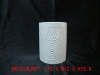 white embossed utensil