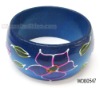 Wholesale Wooden bangle, polish with printing