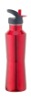 Wholesale stainless steel sports bottle with fashion push pull straw lid