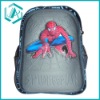 Wholesale black cool spiderman nylon and PE school bag