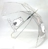 Wholesale promotion transparent poe umbrella