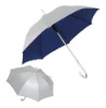 Wholesale silvering color auto open straight umbrella