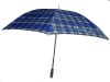 Wholesale check straight handle umbrella