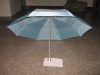 3 fold aluminium umbrella with polyester fabric