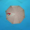 3 folding pongee ladies umbrella