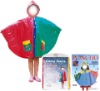 Wholesale pvc kids children's rain poncho