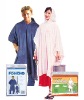 Wholesale clear nylon pvc rain poncho