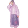 Wholesale pink pe raincoats with beautiful style
