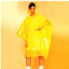 Wholesale disposable hooded yellow rainwear