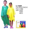 Wholesale children raincoats with beautiful color