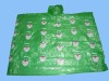 Wholesale PVC adult printed poncho/rain poncho
