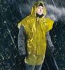 Wholesale yellow disposable rainponcho