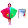 Wholesale 100% PVC colorful children poncho