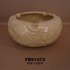Wholesale ceramic big round ashtray