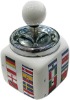Wholesale ceramic ashtray with flag