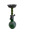Wholesale green aluminum bead mini hookah