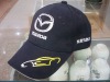 Wholesale cotton baseball sports style cap hat navy blue