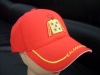 Wholesale cotton baseball sports style cap hat red