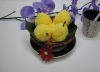 Wholesale 100% cotton promotion gift fruit towel cake (WBA-031)