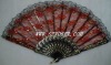 Wholesale Hand-painted plastic lace fan