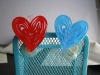Wholesale New scrapbooking acrylic clip with butterfly and heart AF-11154