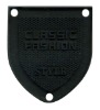 plastic drop-standard label