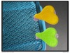 Wholesale New scrapbooking acrylic clip with butterfly and heart AF-11153