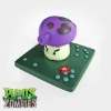 Wholesale Plants vs zombies polyresin puff-shroom figurine home decoration
