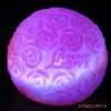 Wholesale Flashing Round Rose Candle