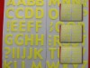 Wholesale New! EVA FOAM LETTER STICKER.alphabet STICKER,scrapbooking sticker.E-1304