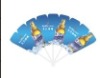 Wholesale Five handle foldable Hand Fan
