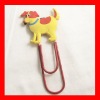 Wholesale Fashion 3D soft pvc Bookmark clip
